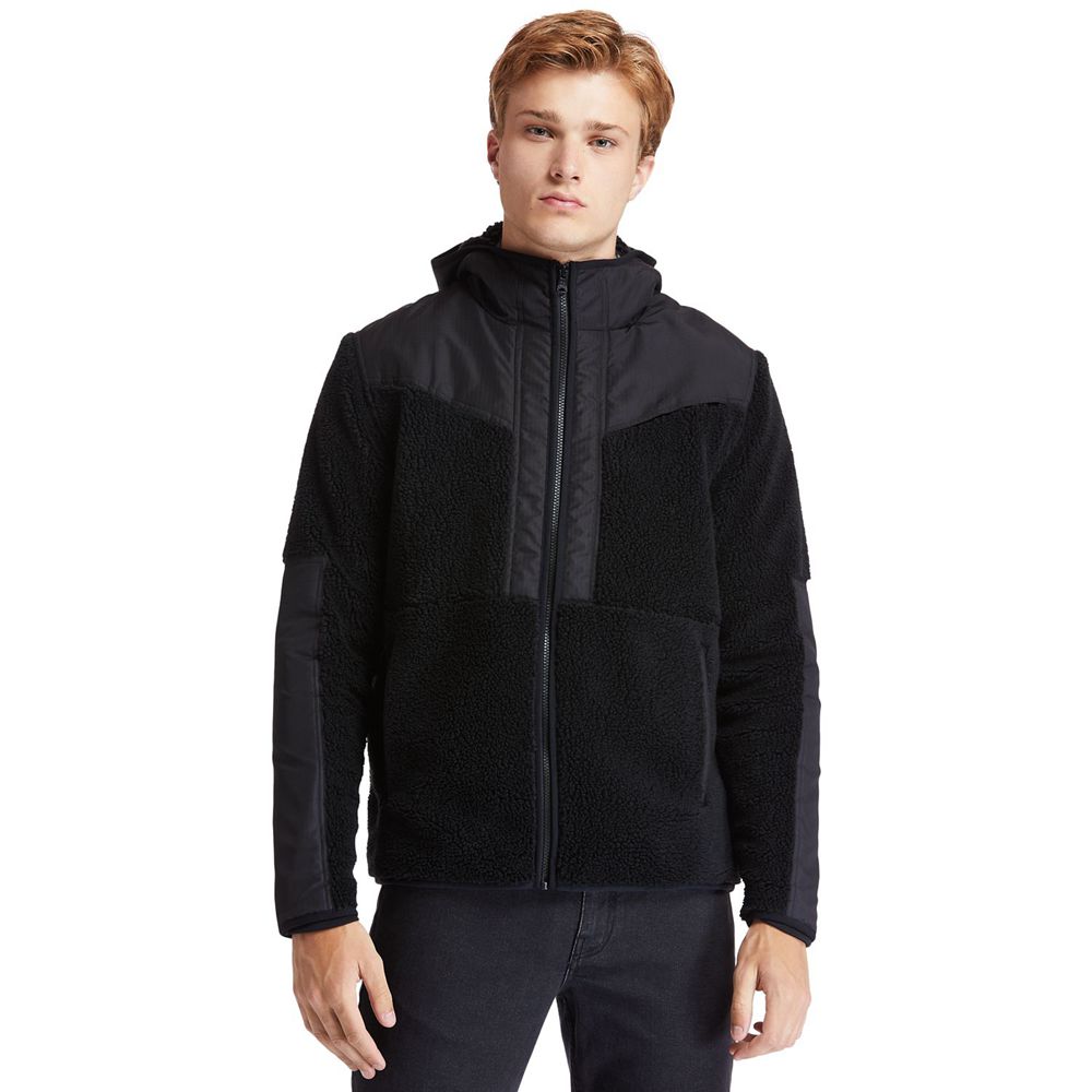 Timberland Mens Jackets Heritage Outdoor Heritage Ecoriginal Fleece - Black - India YM4038562